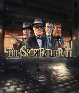 Dive into the shadowy world of The Slotfather 2 slot by Betsoft, featuring a lineup of iconic mafia characters in front of a dark urban backdrop. This graphic depicts the intense atmosphere of the mobster lifestyle with its detailed character design and ominous setting. Perfect for players attracted to mafia stories, delivering a thrilling adventure. 